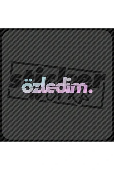 Özledim Sticker