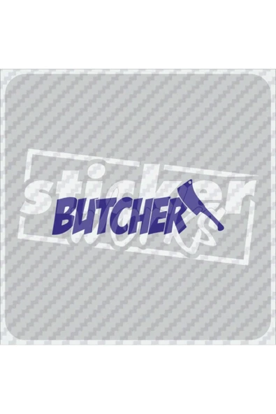 Butcher Sticker - Resim 8