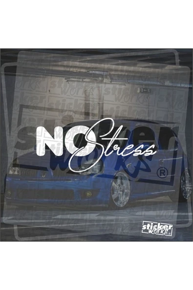 No Stress Sticker ürün görseli 1