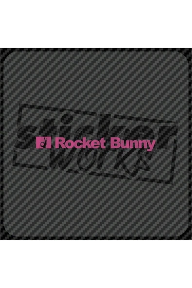 Rocket Bunny Hologram Sticker - Resim 10