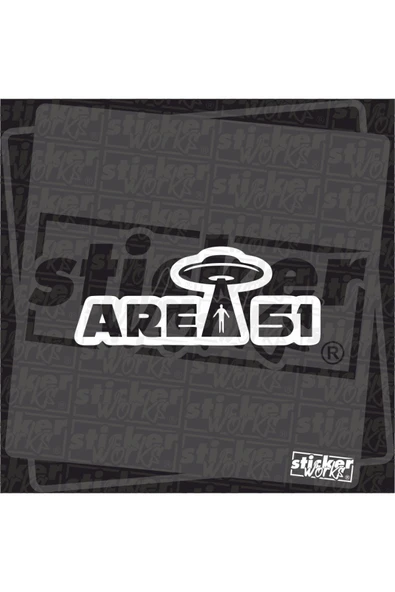 Area 51 Sticker Uyumlu - 6