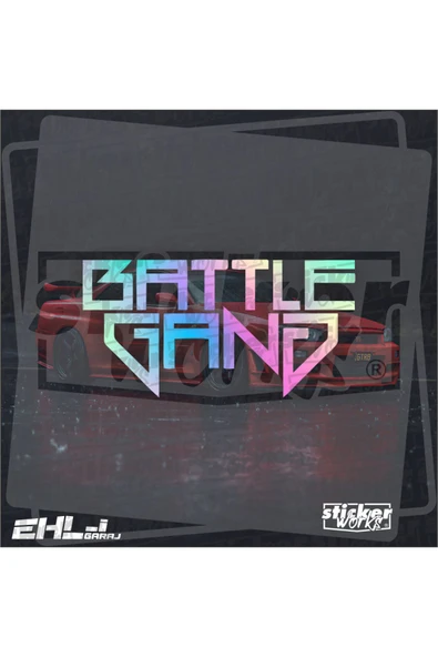 Battle Gang Sticker - Resim 4