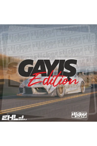 Gayış Edition Sticker - Siyah Kırmızı