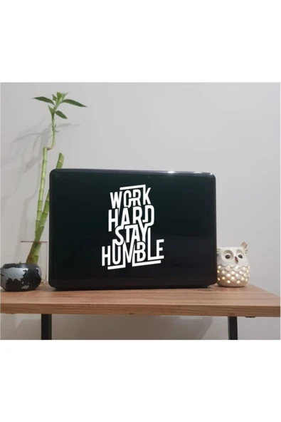 Work Hard Stay Humble Laptop Sticker