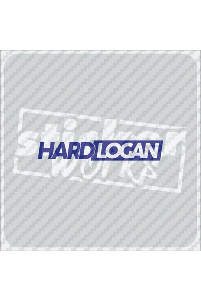 Hard Logan Sticker