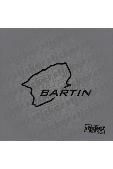 Bartın Harita Sticker - 10