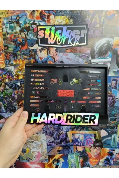 Hard Rider Hologram Motor Plakalık ürün görseli 1