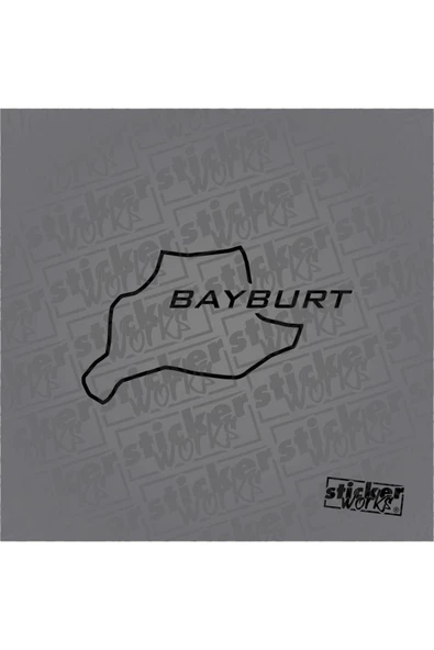 Bayburt Harita Sticker - 7