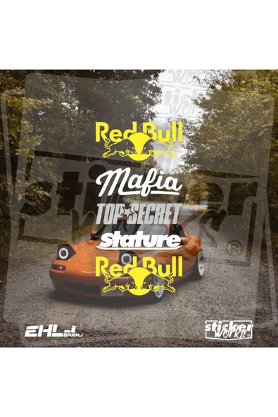 Red Bull Sticker Paketi