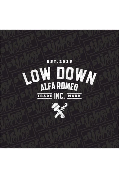 Low Down Alfa Romeo Arka Cam Sticker