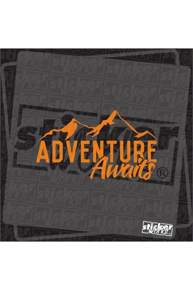 Adventure Awaits Sticker ürün görseli 1