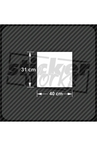Low Down Hard Punto Arka Cam Sticker - 2