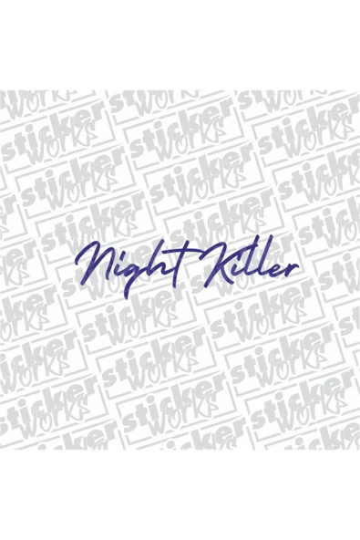Ön Cam Night Killer Sticker - 7