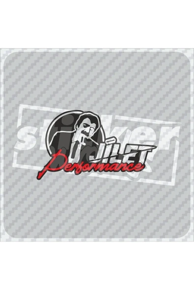Jilet Performance Sticker - Resim 9