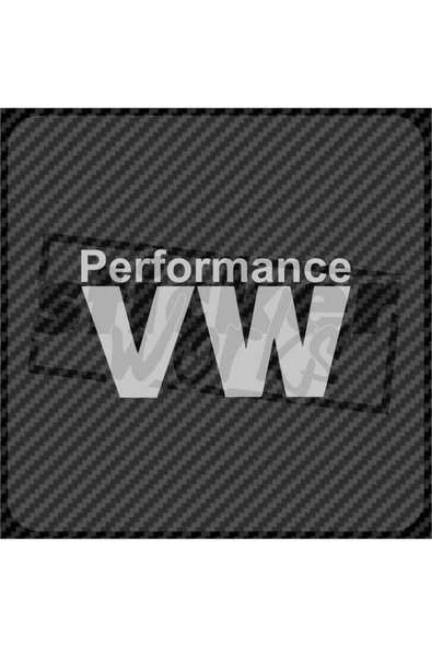 Performance Vw Sticker - 11