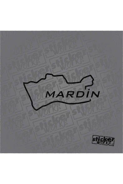 Mardin Harita Sticker