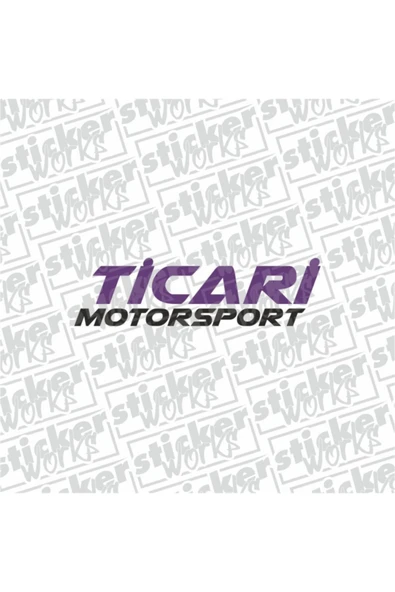 Ticari Motorsport Sticker - Resim 10