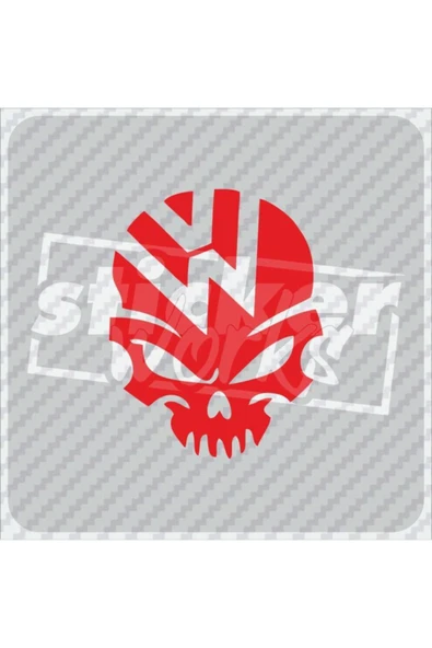 Volkswagen Skull Sticker