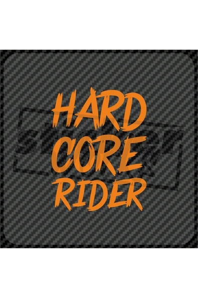 Hard Core Rider Sticker