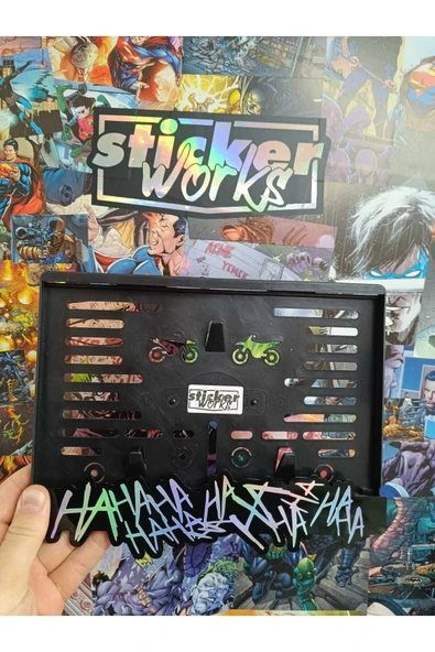 Hahaha Hologram Motor Plakalık