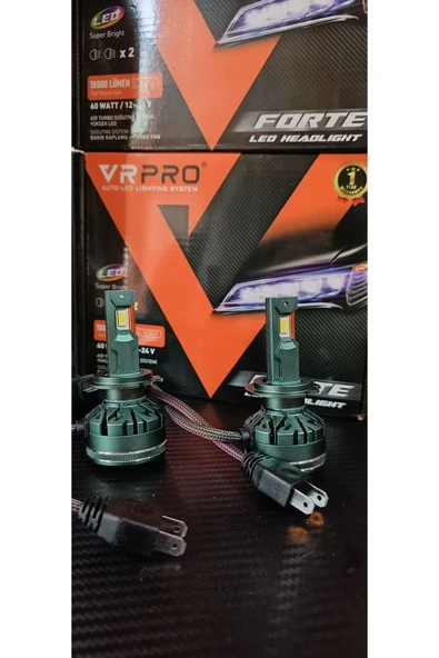 H7 VRPRO FORTE XENON 6000K-6500K SAF BEYAZ IŞIK LED XENON 18000LÜMEN 60W GARANTİLİ ÜRÜN 12-24V - Resim 6