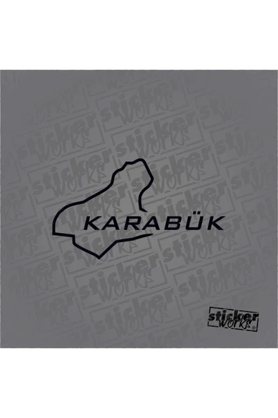 Karabük Harita Sticker ürün görseli 1