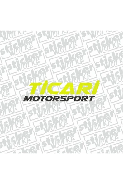 Ticari Motorsport Sticker ürün görseli 1