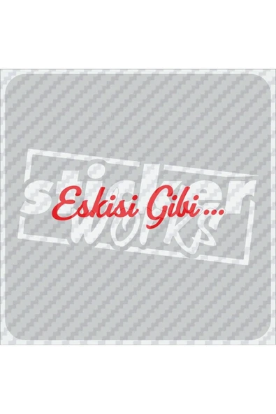 Ön Cam Eskisi Gibi Hologram Sticker - Resim 10