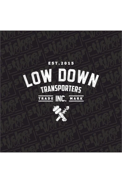 Low Down Transporters Arka Cam Sticker - Resim 7