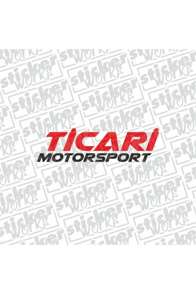 Ticari Motorsport Sticker - Resim 4