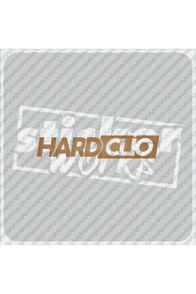 Hard Clio Sticker - 10