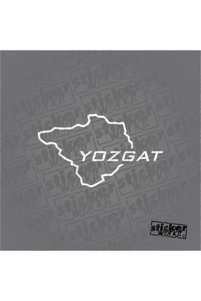 Yozgat Harita Sticker