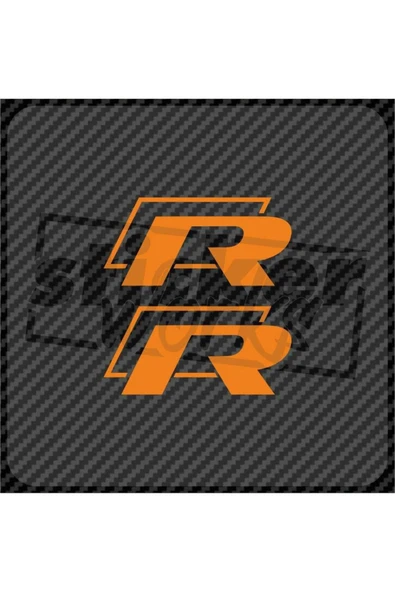 Volkswagen R Sticker 2 Adet ürün görseli 1