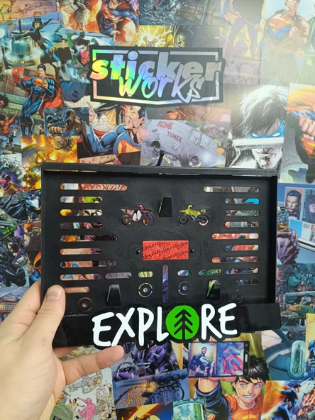 Explore Beyaz Yeşil Motor Plakalık ürün görseli 1