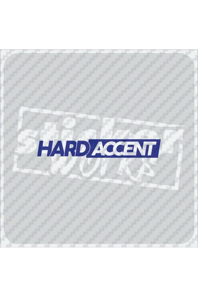 Hard Accent Sticker - Resim 4