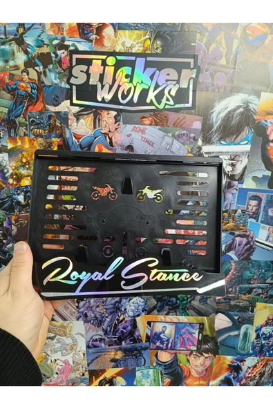 Royal Stance Hologram Motor Plakalık