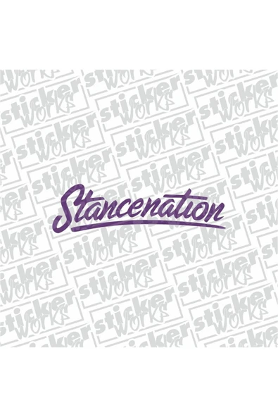 Stance Nation Sticker - Resim 4