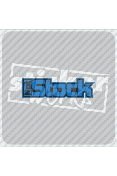 Not Stock Sticker - 7