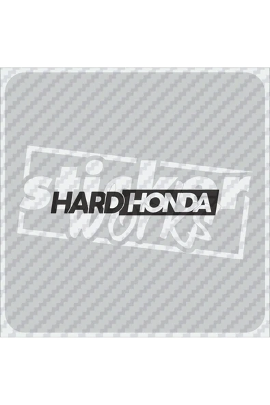 Hard Honda Sticker - 4