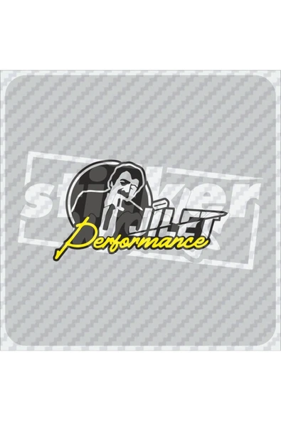 Jilet Performance Sticker - Resim 3