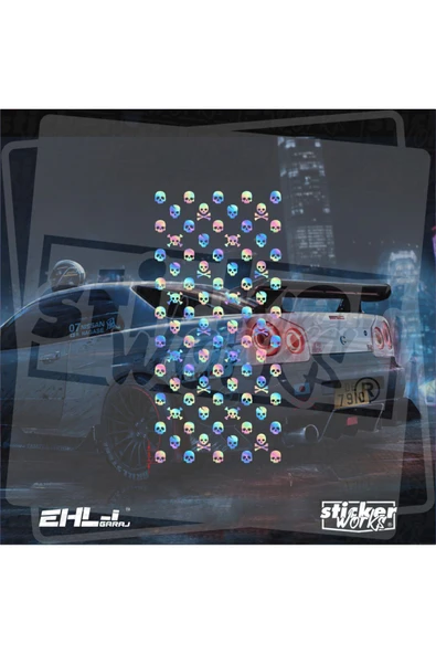 Kuru Kafa Desen Kaplama Sticker ( Motor , Araba , Kask , Bilgisayar , Tablet V.b. ) - Resim 7