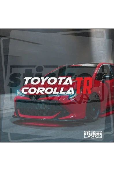 Toyota Corolla Tr Grup Stickerı