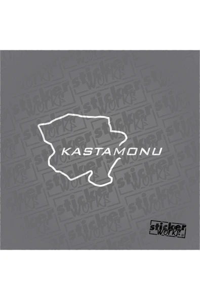 Kastamonu Harita Sticker - Resim 4
