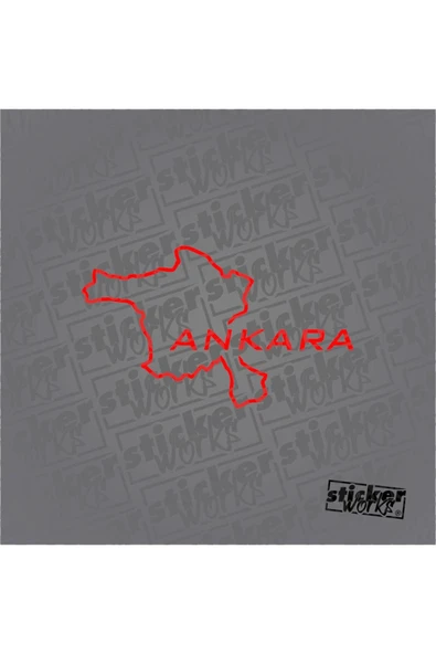 Ankara Harita Sticker