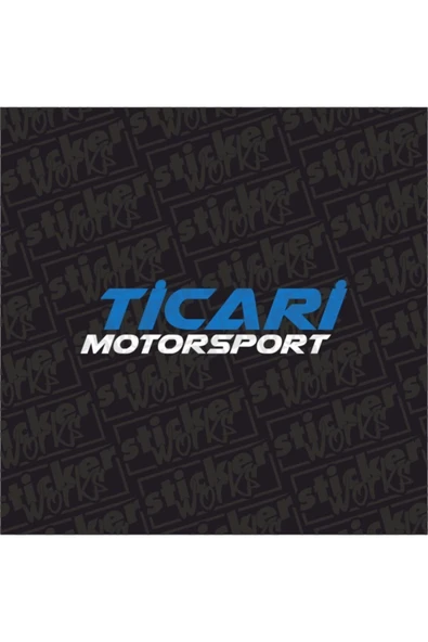 Ticari Motorsport Sticker - Resim 7
