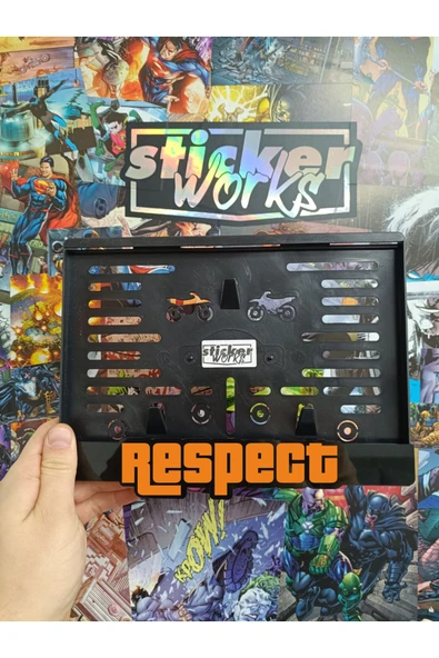 Respect Turuncu Motor Plakalık