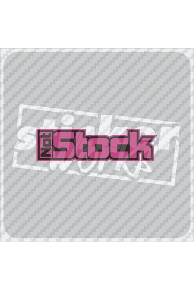 Not Stock Sticker