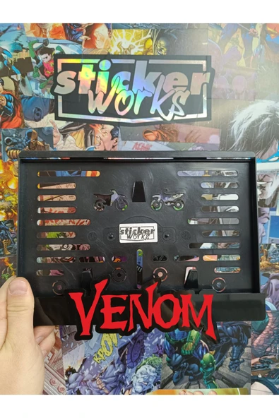 Venom Kırmızı Motor Plakalık ürün görseli 1