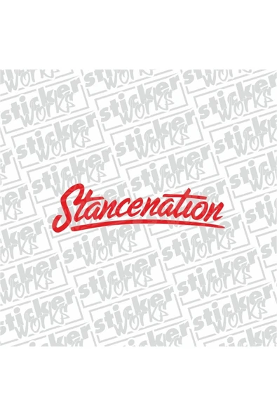 Stance Nation Sticker - Resim 10