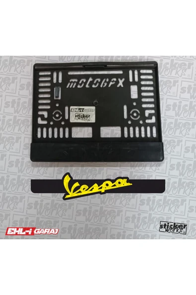 Vespa Motor Plakalık ( SARI )